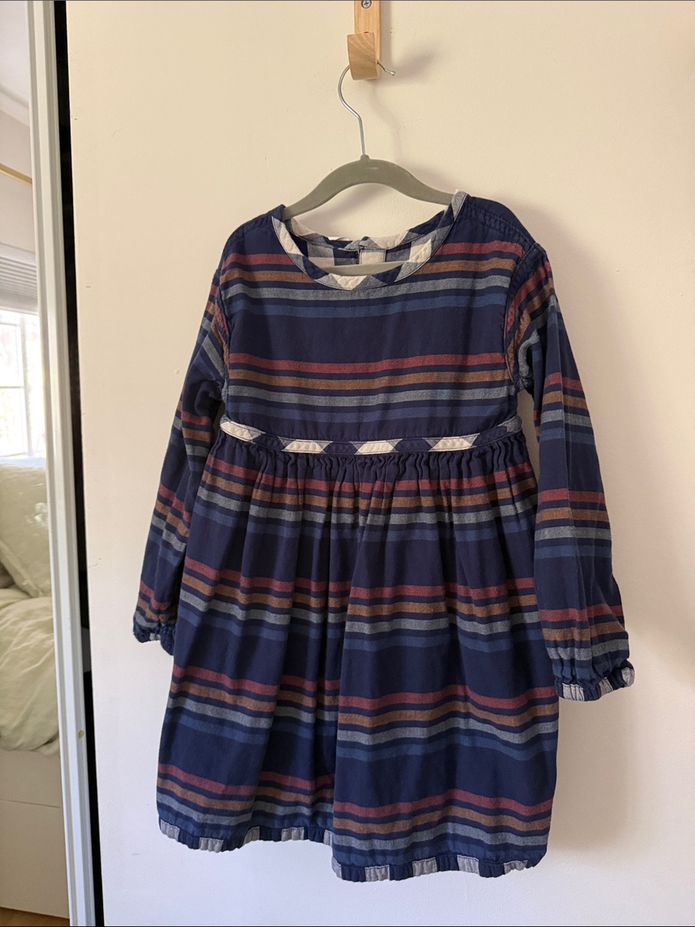 Hanna Andersson Girls Reversible Cotton Dress